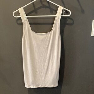 Calida size medium brown and white cami top great condition